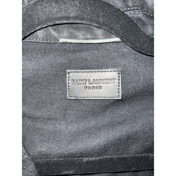 Saint Laurent Saharienne Denim Jacket - Picture 7 of 9